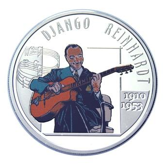 100e geboortedag Django Reinhardt 10 euro België 2010 Proof